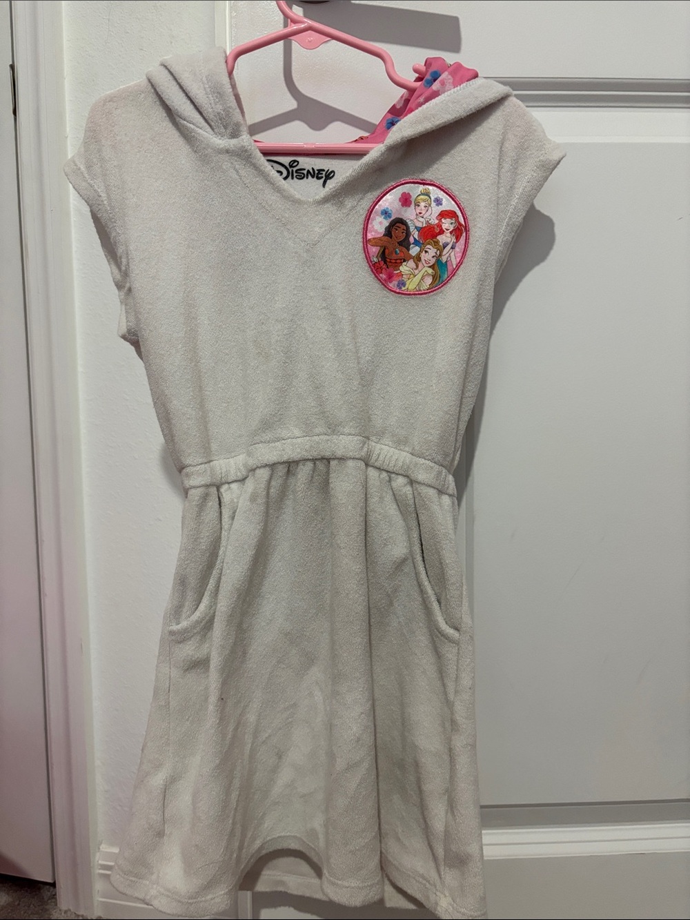 Disney Princess hooded towel dress